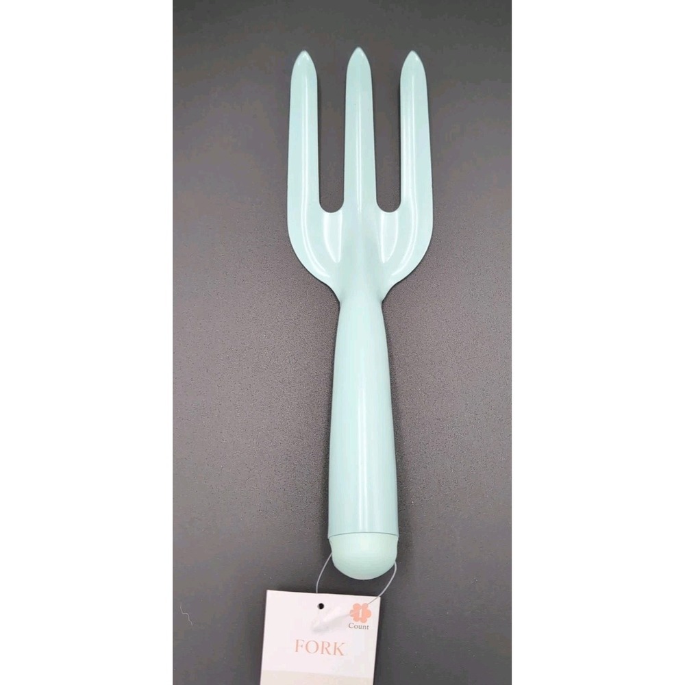 Handheld metal garden fork